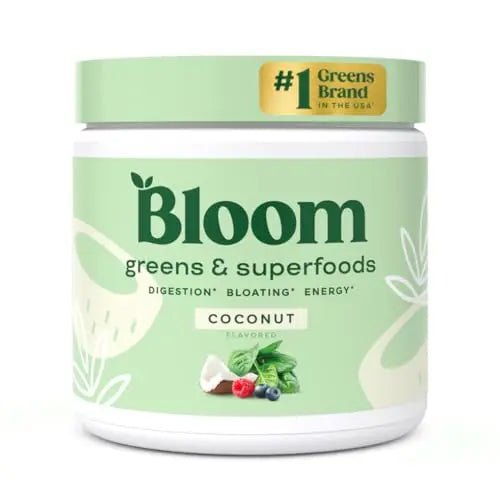 Bloom Nutrition Super Greens Powder Smoothie & Juice Mix (Coconut) - TrustMedUSA