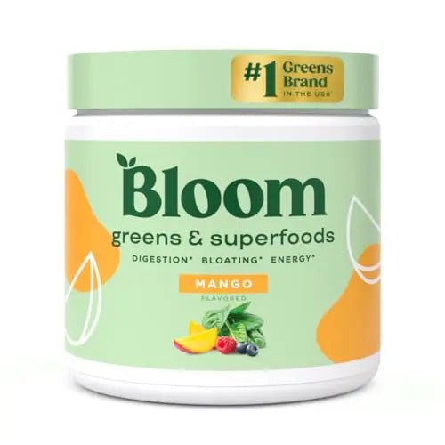 Bloom Nutrition Super Greens Powder Smoothie & Juice Mix (Mango) - TrustMedUSA
