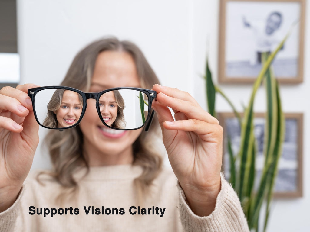 Blue Bliss Vision Support - Eye Vitamins with Lutein, Biotin, Bilberry and Zeaxanthin - Vitamin Supplement for Vision Health and Preservation for Adults Seniors 60 Veggie Capsules 30 Day Supply - TrustMedUSA