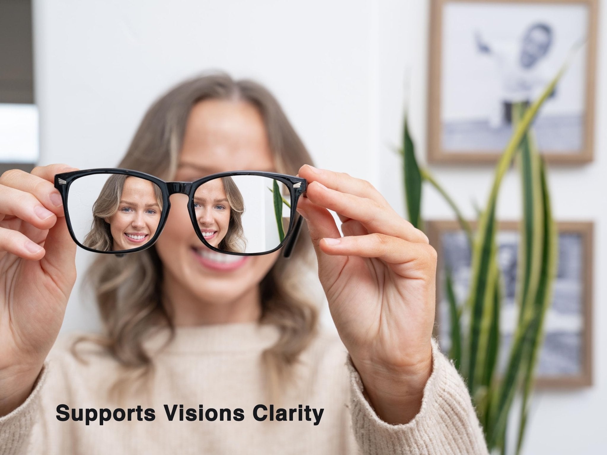 Blue Bliss Vision Support - Eye Vitamins with Lutein, Biotin, Bilberry and Zeaxanthin - Vitamin Supplement for Vision Health and Preservation for Adults Seniors 60 Veggie Capsules 30 Day Supply - TrustMedUSA