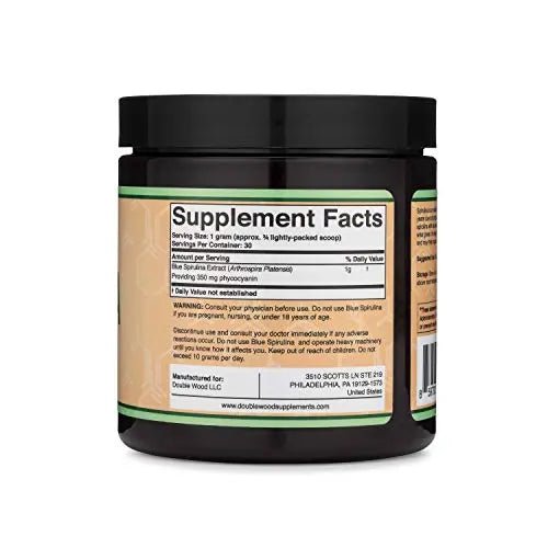 Blue Spirulina Powder - Maximum 35% Phycocyanin Content, Superfood Powder from Blue - TrustMedUSA