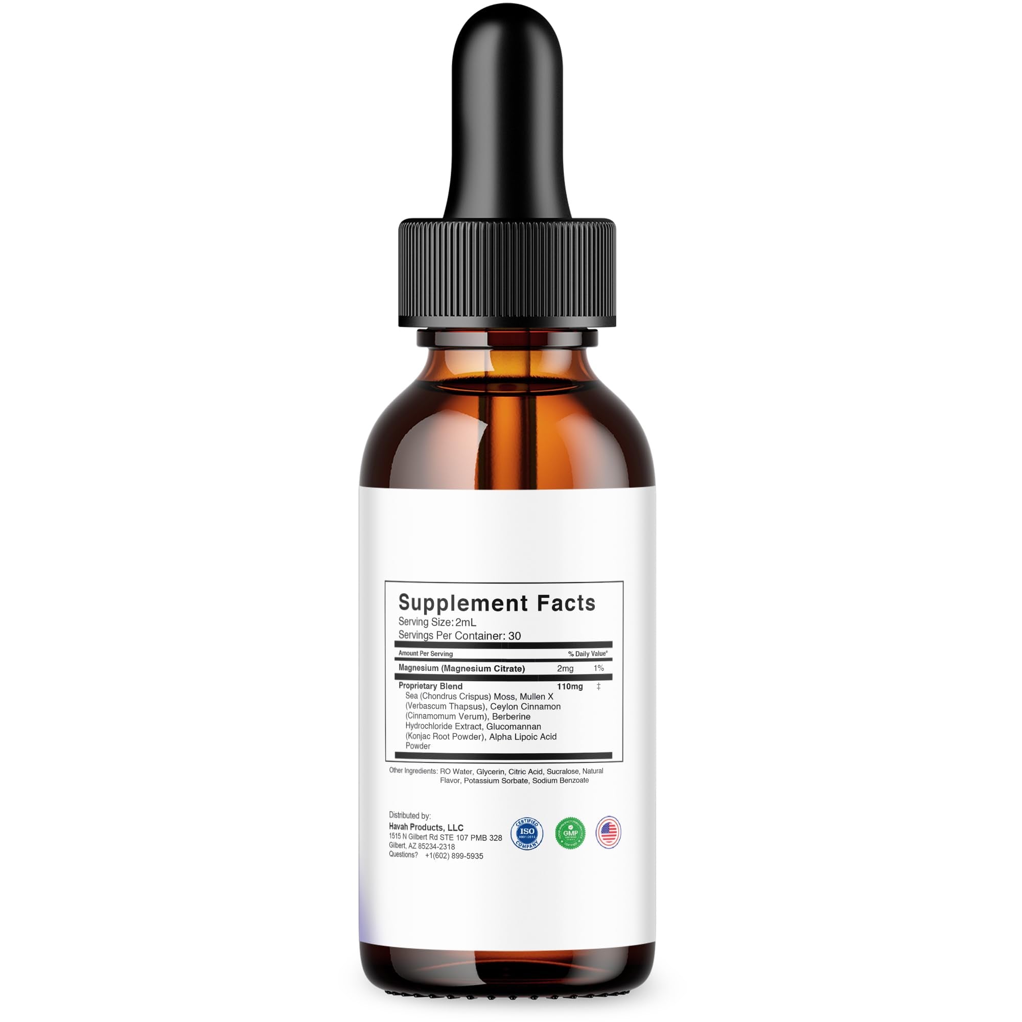 BLUE VIBE Gelatide Liquid Drops, Gela Tide Advanced Maximum Strength Overall Health & Wellness Support Supplement, Gelatide Premium Daily Health and Overall Energy Formula (2oz / 60ml) - TrustMedUSA