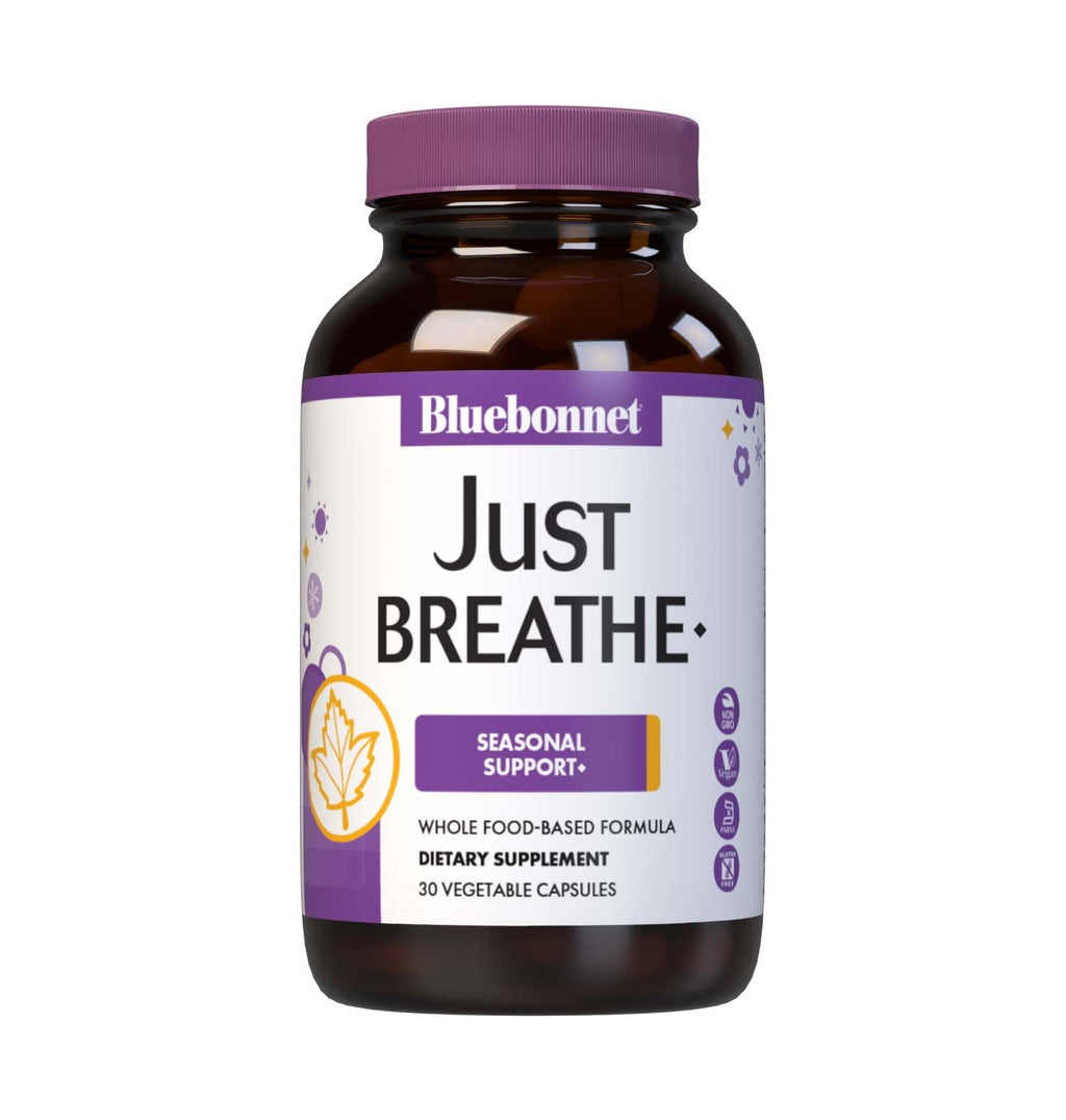 Bluebonnet Nutrition JustBreathe, Seasonal Support*, Non-GMO, Kosher Certified, Gluten-Free, Soy-Free, Dairy-Free, 30 Vegetable Capsules, 15 Servings - TrustMedUSA