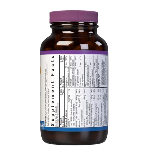 Bluebonnet Nutrition Men’s One Vegetable Capsule, Whole Food Multiple, K2, Organic, Energy, Vitality, Non-GMO, Gluten, Soy & Milk Free, Kosher, 3 Month Supply, 90 Count - TrustMedUSA