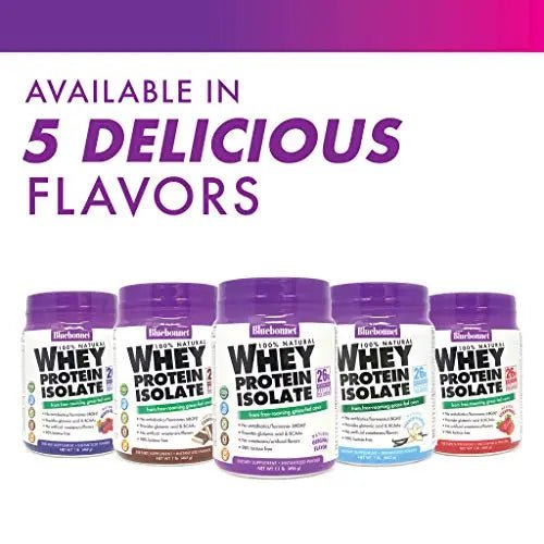 Bluebonnet Nutrition Whey Protein Isolate Powder, 14 Serving, Vanilla, 1 lb - TrustMedUSA