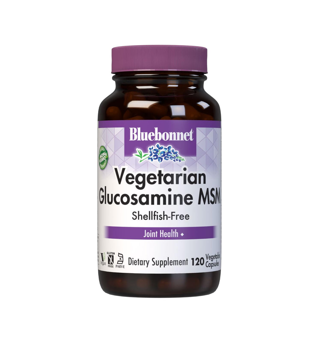 BlueBonnet Vegetarian Glucosamine Plus MSM Supplement, 120 Count ('743715011151) - TrustMedUSA
