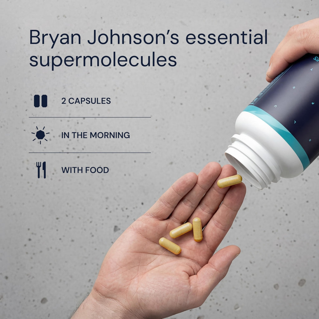 Blueprint Bryan Johnson Essential Capsules - Daily Multivitamin/Multimineral for Women and Men - Antioxidant Supplement with Calcium, Vitamin B1, Vitamin D, and Zinc - TrustMedUSA