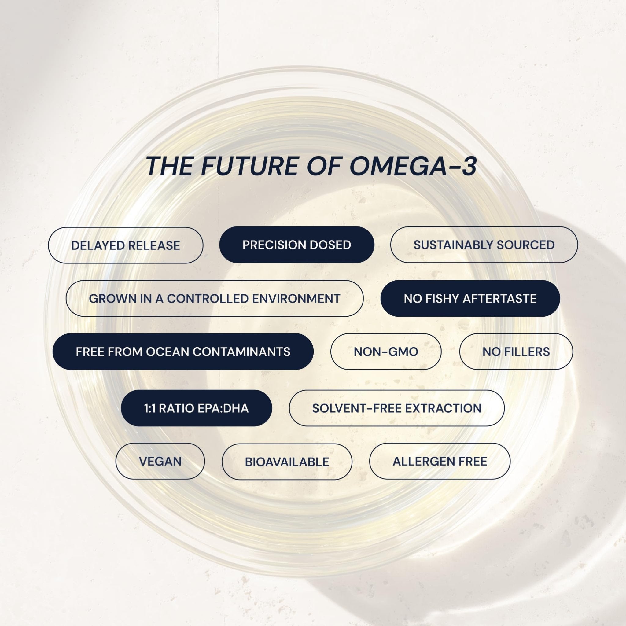 Blueprint Bryan Johnson Omega-3 - Vegan Algae Omega 3 Supplement with EPA/DHA - 800mg Plant-Based for Brain, Heart & Joint Support - High Absorption Triglyceride Form - 1:1 EPA/DHA - TrustMedUSA