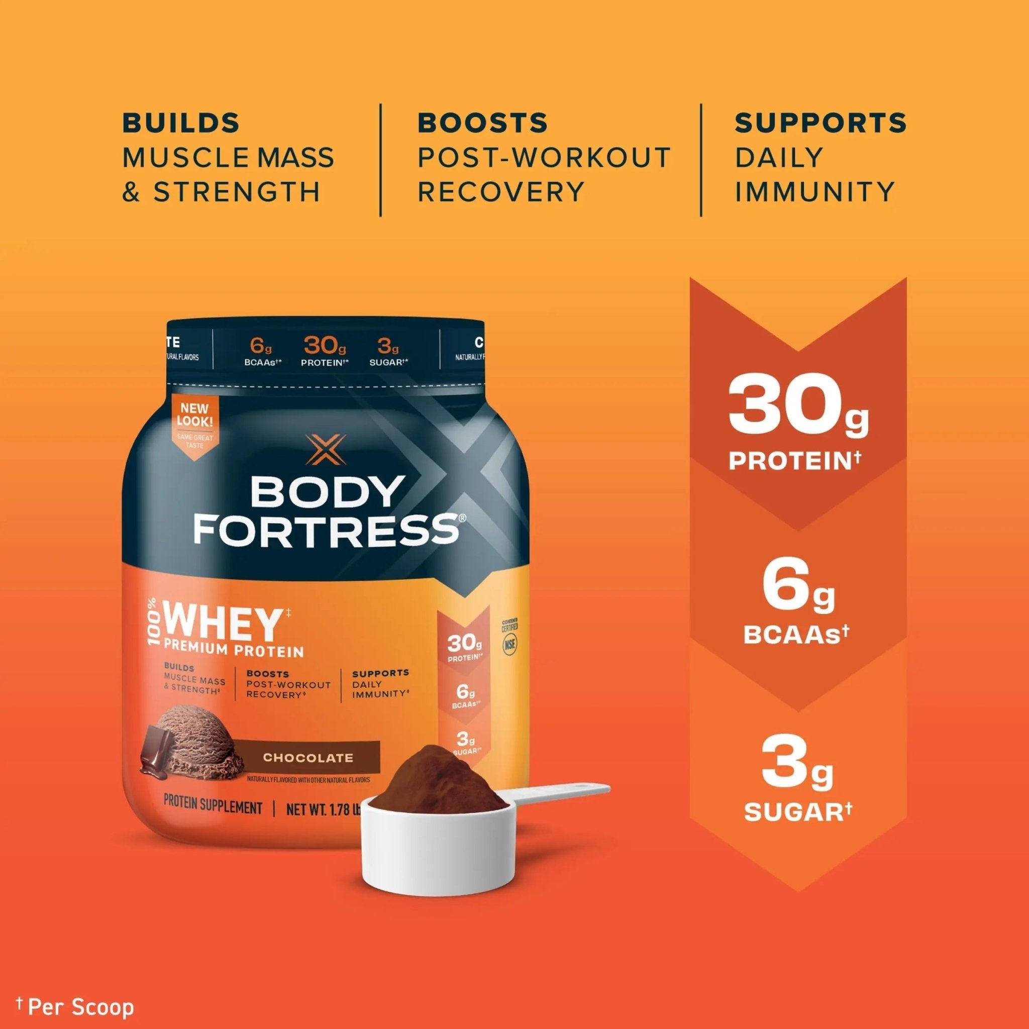 Body Fortress Super Advanced Isolate Protein Powder, Gluten Free, Vanilla Creme Flavored - TrustMedUSA
