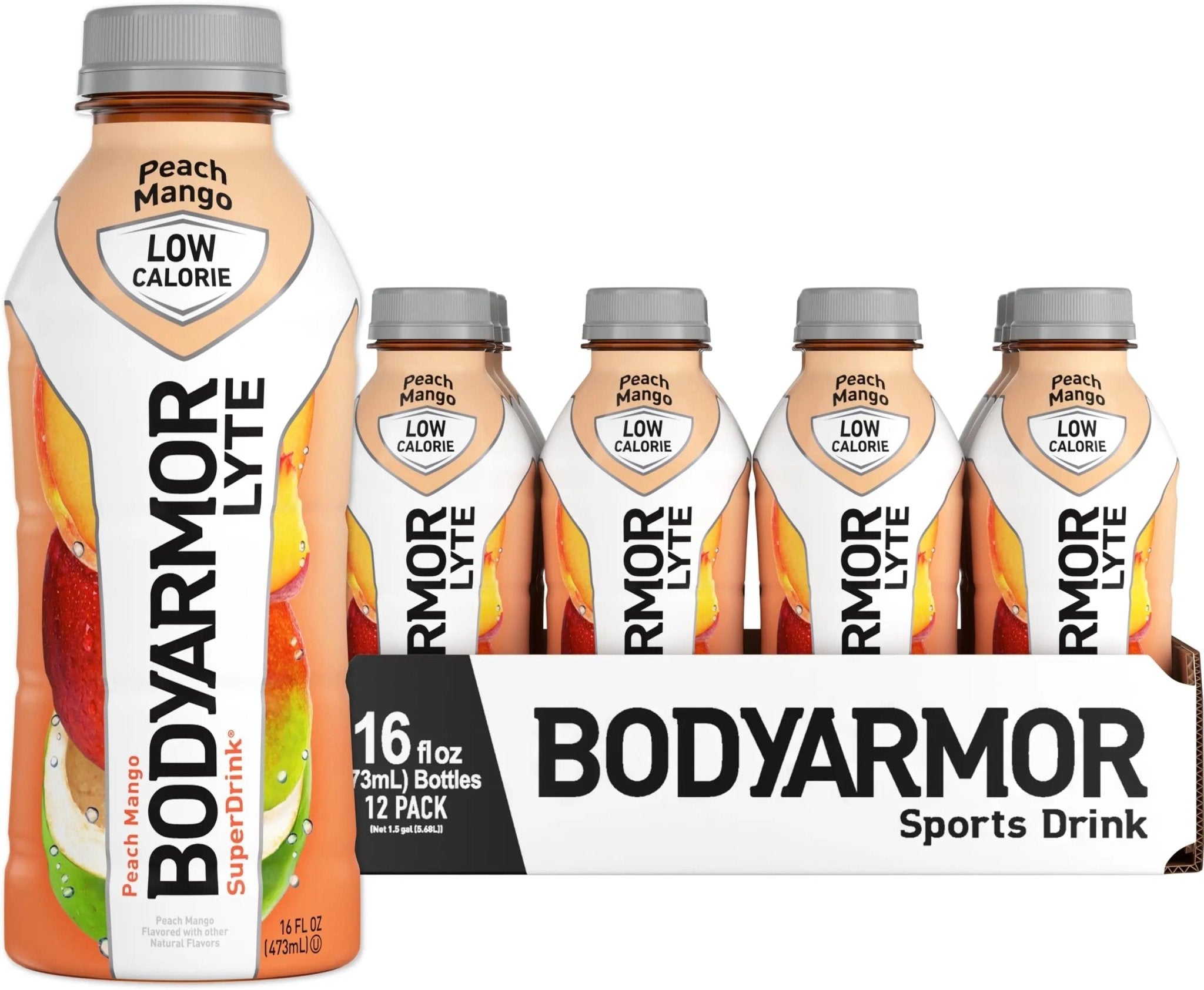 BODYARMOR LYTE Sports Drink Low-Calorie Sports Beverage, Peach Mango, Coconut - TrustMedUSA