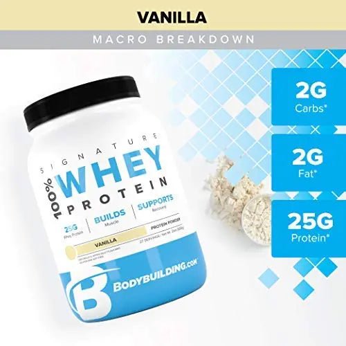 Bodybuilding Signature 100% Whey Protein Powder | 25g of Protein per Serving - TrustMedUSA