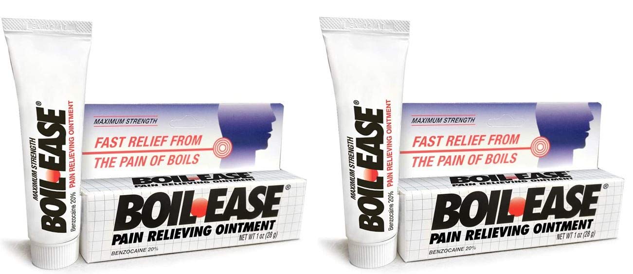 Boil Ease Pain Relieving Ointment, 2 Pack - TrustMedUSA
