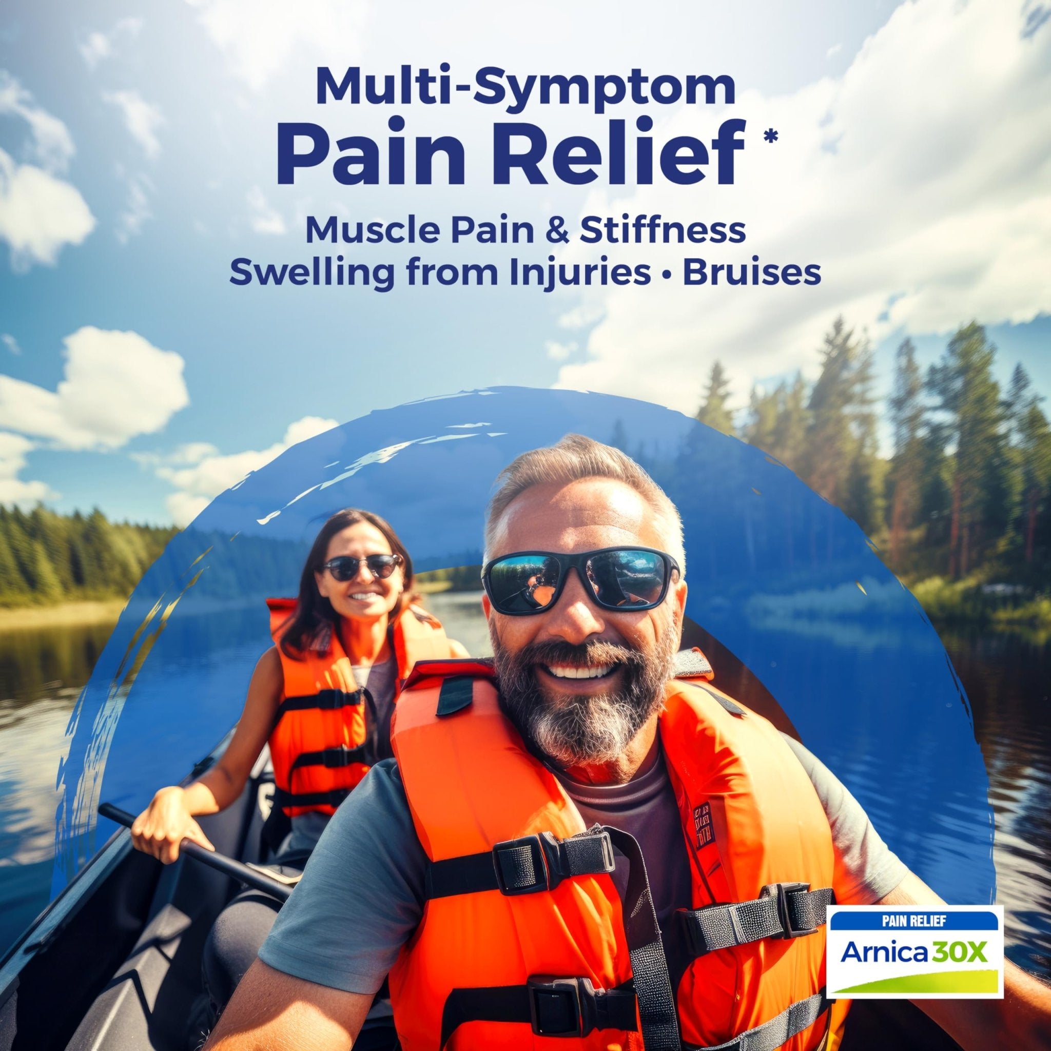 Boiron Arnica Montana 30X Homeopathic Medicine for Relief from Muscle Pain, Muscle Stiffness, Swelling from Injury, and Discoloration from Bruises - 3 Count (240 Pellets) - TrustMedUSA