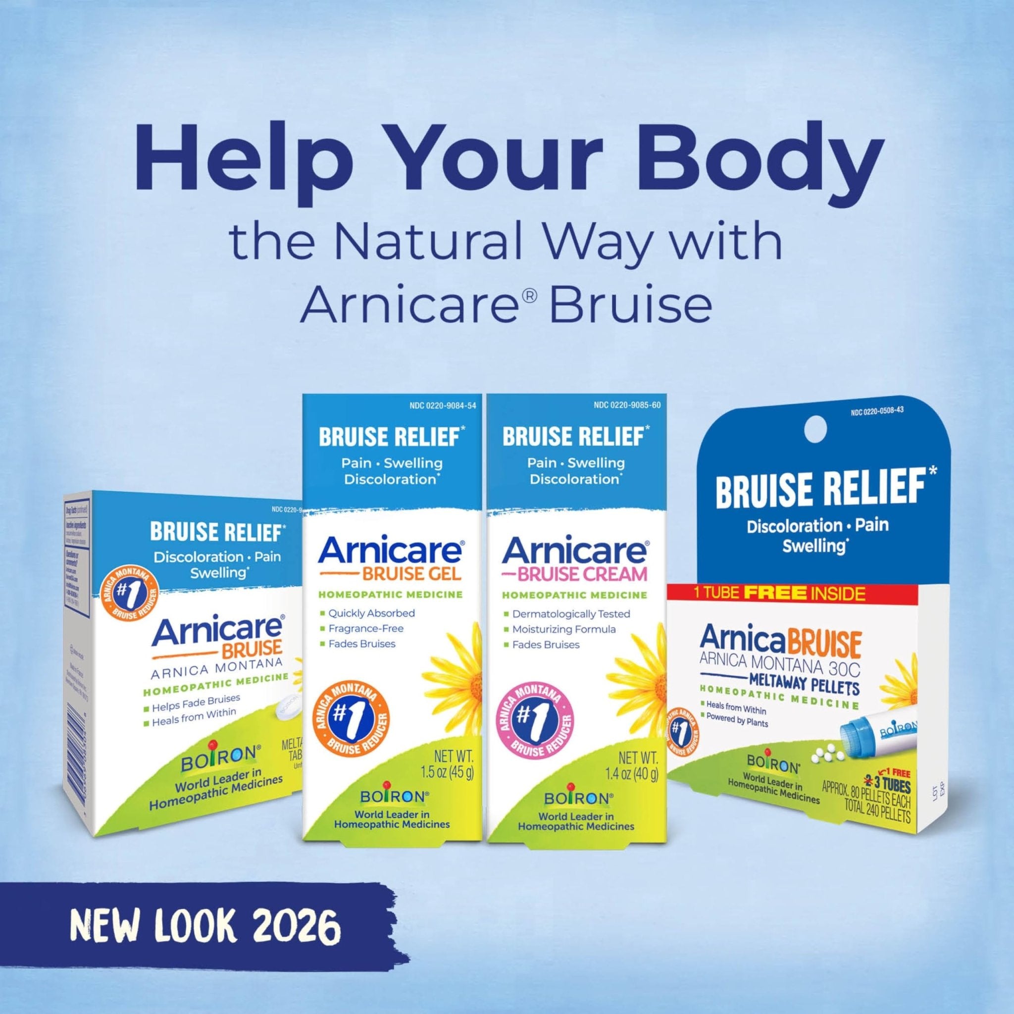 Boiron Arnicare Bruise Cream for Pain Relief from Bruising and Swelling or Discoloration from Injury - 1.4 oz - TrustMedUSA