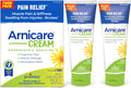 Boiron Arnicare Cream 4.2 oz (Twin Pack) for Joint Pain, Muscle Pain Relief, Swelling, Soreness, Stiffness, and Bruises - Fast Absorbing and Fragrance-Free Arnica - TrustMedUSA