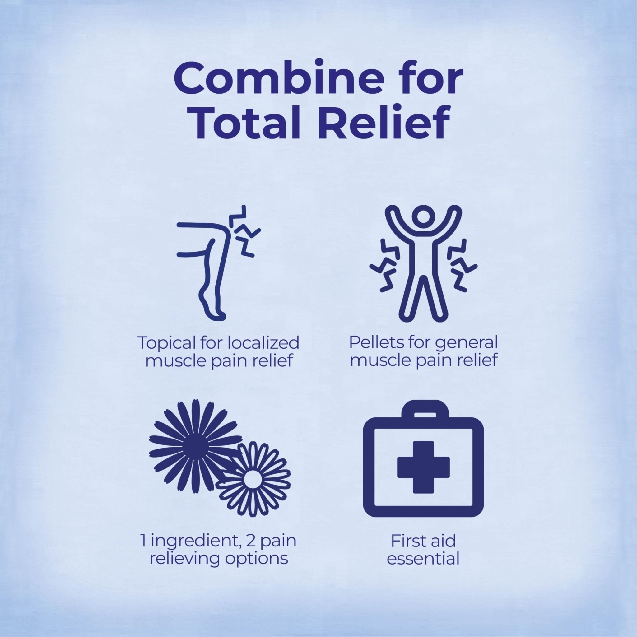Boiron Arnicare Gel and Arnica 30c Value Pack for Pain Relief, Muscle Soreness, and Swelling from Bruising or Injury - 2.6 oz + 80 Pellet Tube - TrustMedUSA
