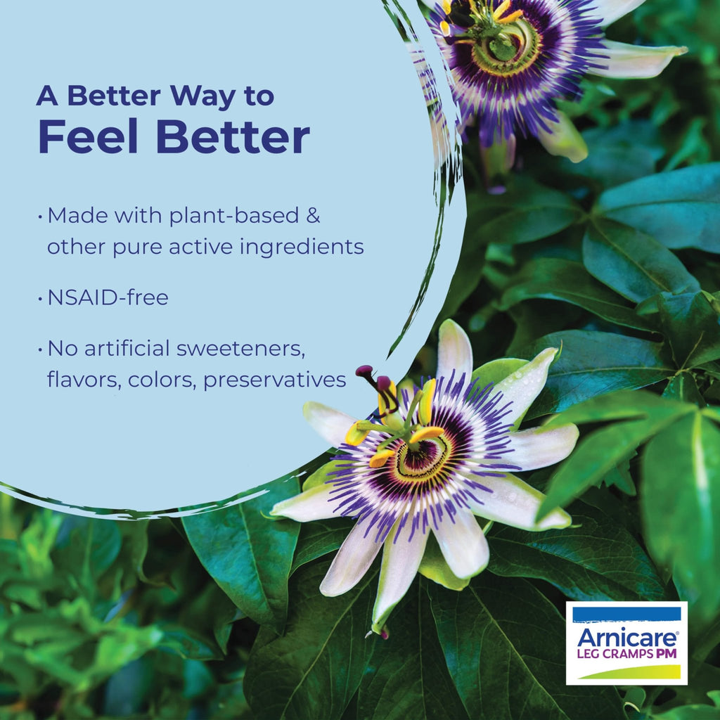 Boiron Arnicare Leg Cramps PM for Nighttime Relief from Cramping and Stiffness in Feet or Calves - 60 Tablets - TrustMedUSA