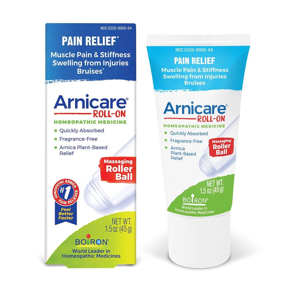 Boiron Arnicare Roll-on gel, for bruising, pain, stiffness, aches, Homeopathic Medicine for Pain Relief, 1.5 Ounce (Pack of 1) - TrustMedUSA