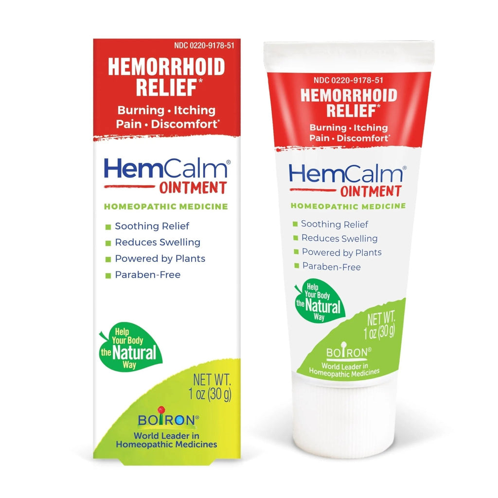 Boiron HemCalm Ointment for Hemorrhoid Relief of Pain, Itching, Swelling or Discomfort - 1 oz - TrustMedUSA