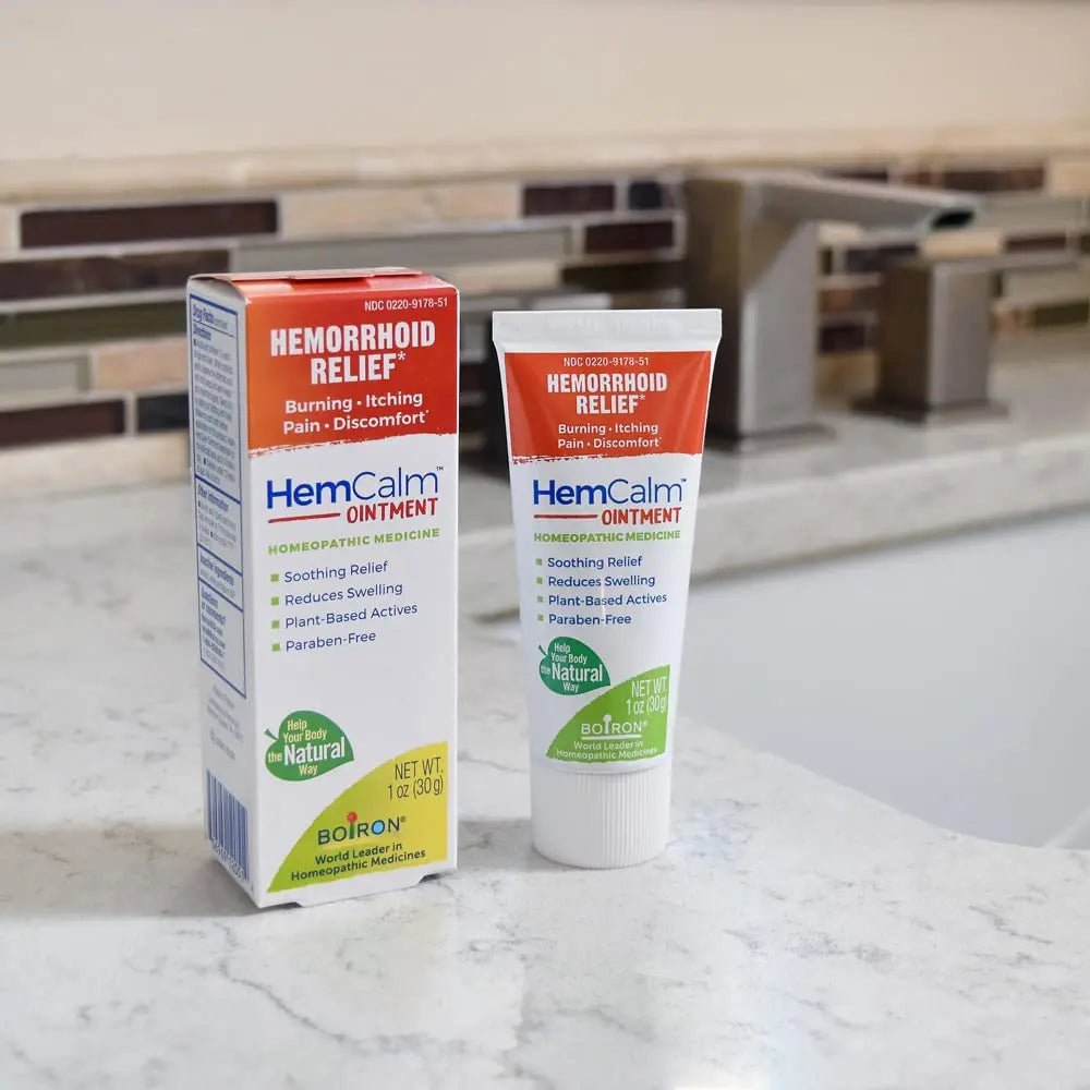 Boiron HemCalm Ointment for Hemorrhoid Relief of Pain, Itching, Swelling or Discomfort - 1 oz - TrustMedUSA