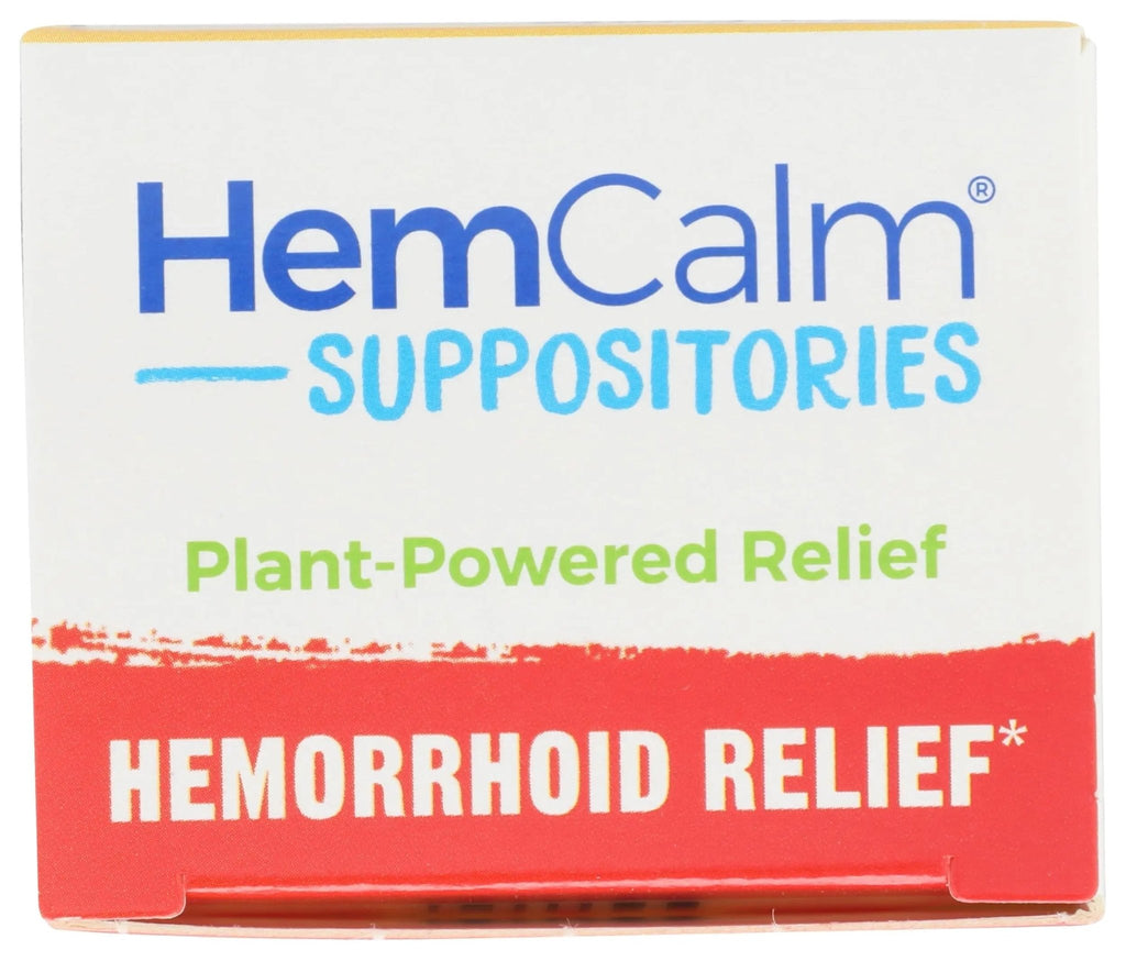 Boiron HemCalm Suppositories for Hemorrhoid Relief of Pain, Itching, Swelling or Discomfort - 10 Count - TrustMedUSA