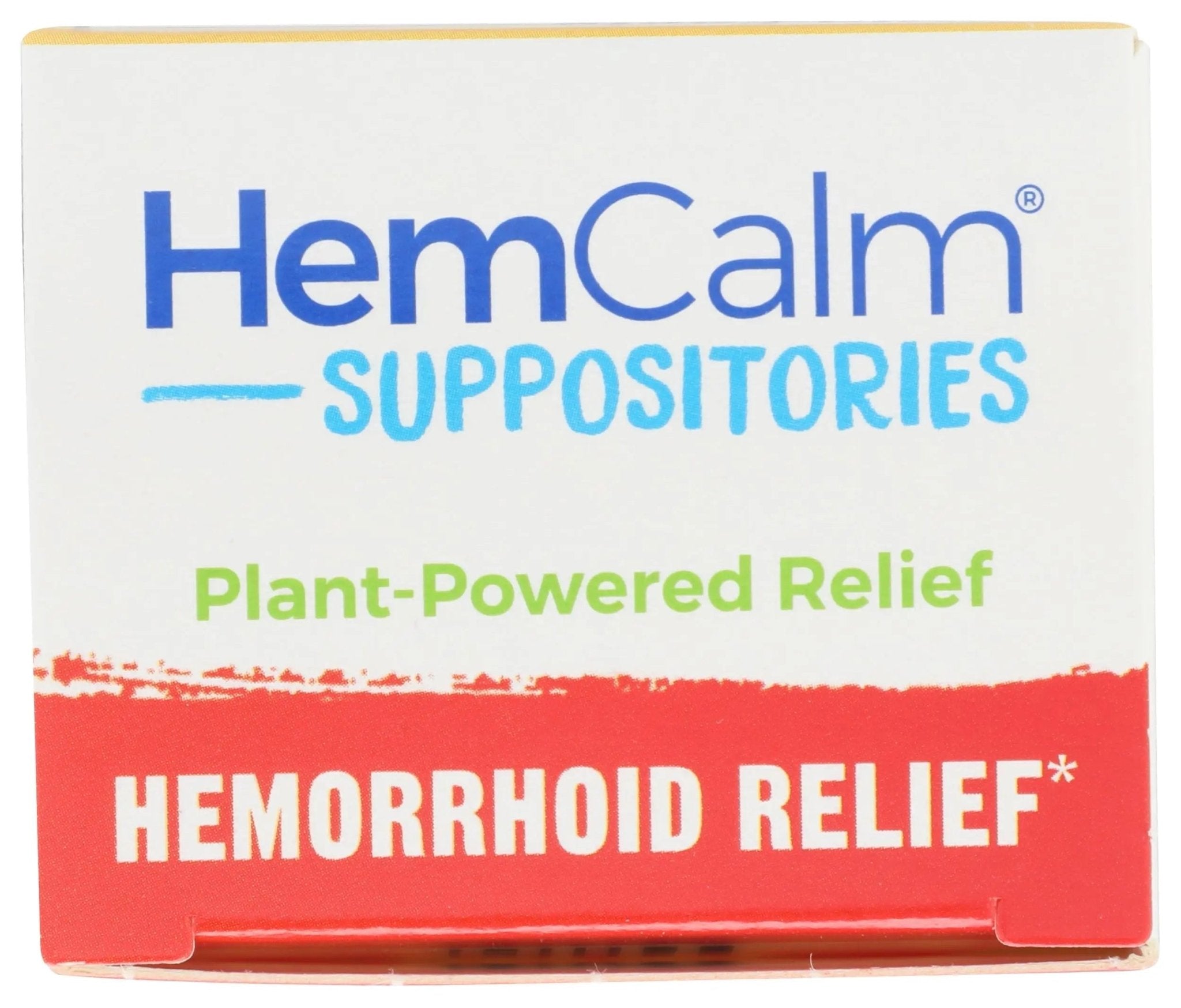 Boiron HemCalm Suppositories for Hemorrhoid Relief of Pain, Itching, Swelling or Discomfort - 10 Count - TrustMedUSA