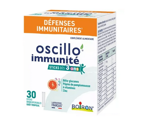 BOIRON Oscillo' Immunity: immune defenses for children - 30 sticks - TrustMedUSA