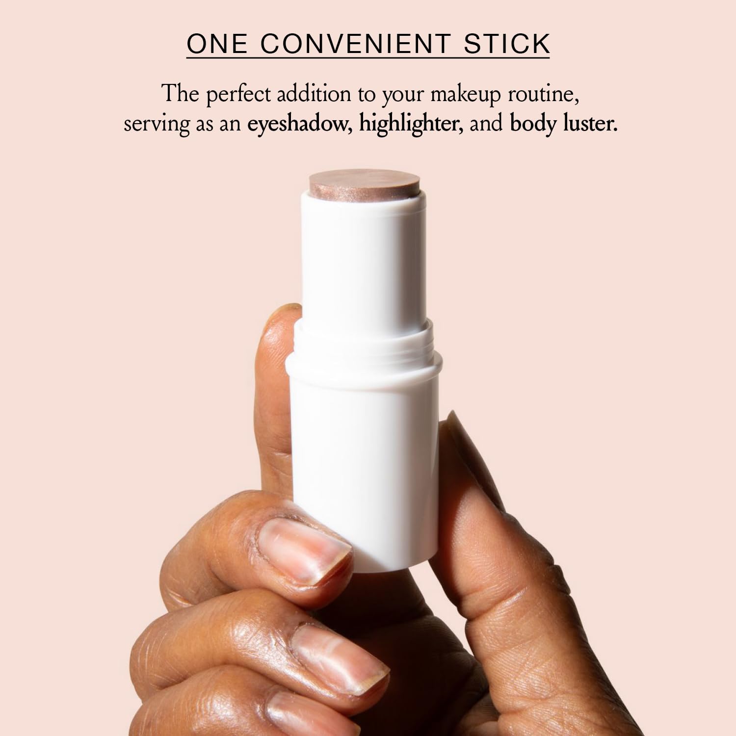Boomstick Glimmer ® Highlighter Makeup Stick, Subtle Shimmer Face Highlighter Stick for Mature Skin, Hydrating Cream Makeup for Cheekbones, Brow Bones & Nose, No Glitter Highlight - TrustMedUSA