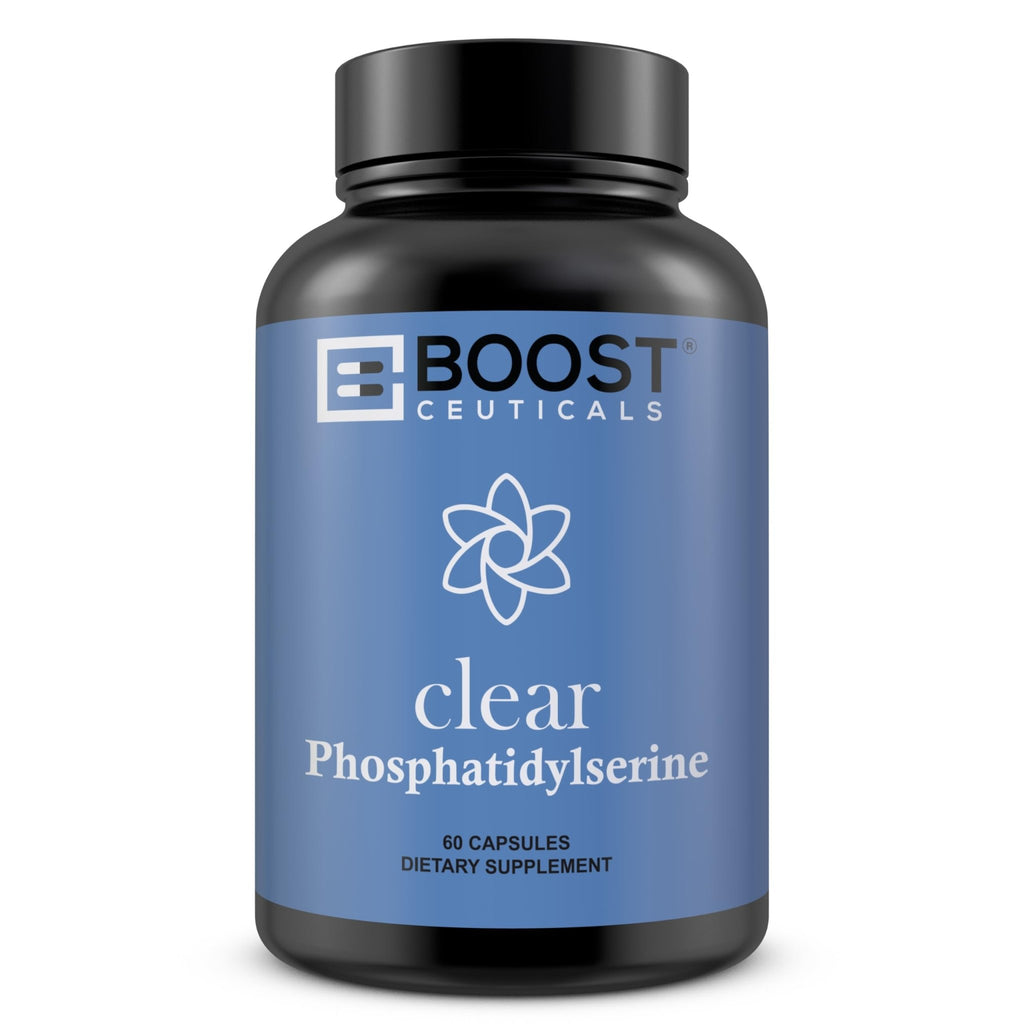 BoostCeuticals Phosphatidylserine 100mg with Ginkgo DMAE Gotu Kola - Memory, Stress & Cortisol Support, Cognitive Focus, Sleep Health, Brain Function Supplement, 90 Capsules - TrustMedUSA