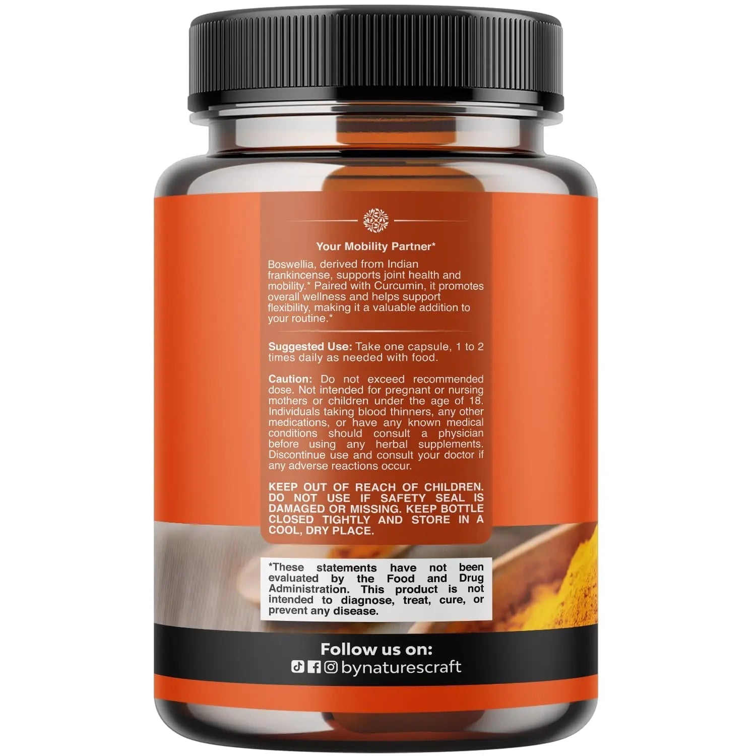 Boswellia Extract Capsules with Turmeric - Advanced Immune Health Support Supplement - Turmeric & Boswellia Serrata Capsules 500mg per Serving for Body Detox & Healthy Joints - 90 Count - TrustMedUSA