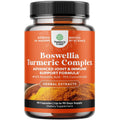 Boswellia Extract Capsules with Turmeric - Advanced Immune Health Support Supplement - Turmeric & Boswellia Serrata Capsules 500mg per Serving for Body Detox & Healthy Joints - 90 Count - TrustMedUSA