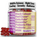 Boswellia Serrata Black Cohosh Gotu Kola Red Clover Extract Complex Gummies w. Probiotic Fiber (Chicory Root Inulin) MSM Methylsulfonylmethane, Supplement Alt for Organic Powder Capsules Tincture - TrustMedUSA