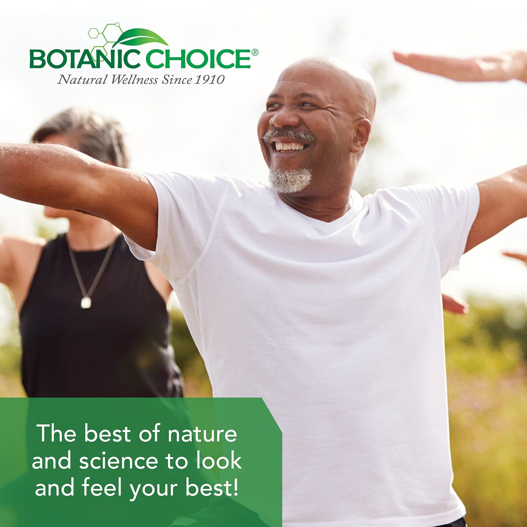 Botanic Choice Mega Fruits and Veggies Blend (60 Capsules) + Prostate 9 Complex (30 Softgels) Bundle - Energy Balance & Superfood Supplement + Urinary Flow & Cellular Health - TrustMedUSA