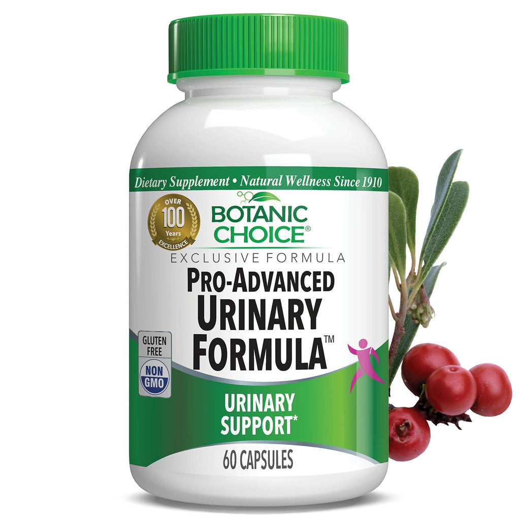 Botanic Choice Pro-Advanced Urinary Formula-Blend for Urinary Tract Health Support - Magnesium Cranberry Uva Ursi Damiana - 60 Capsules - TrustMedUSA