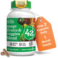 Botanic Choice Since 1910 - Mega Fruits & Veggies Blend - 42 Fruits and Vegetables - 2 Caps Daily - 60 Count Supplement - TrustMedUSA