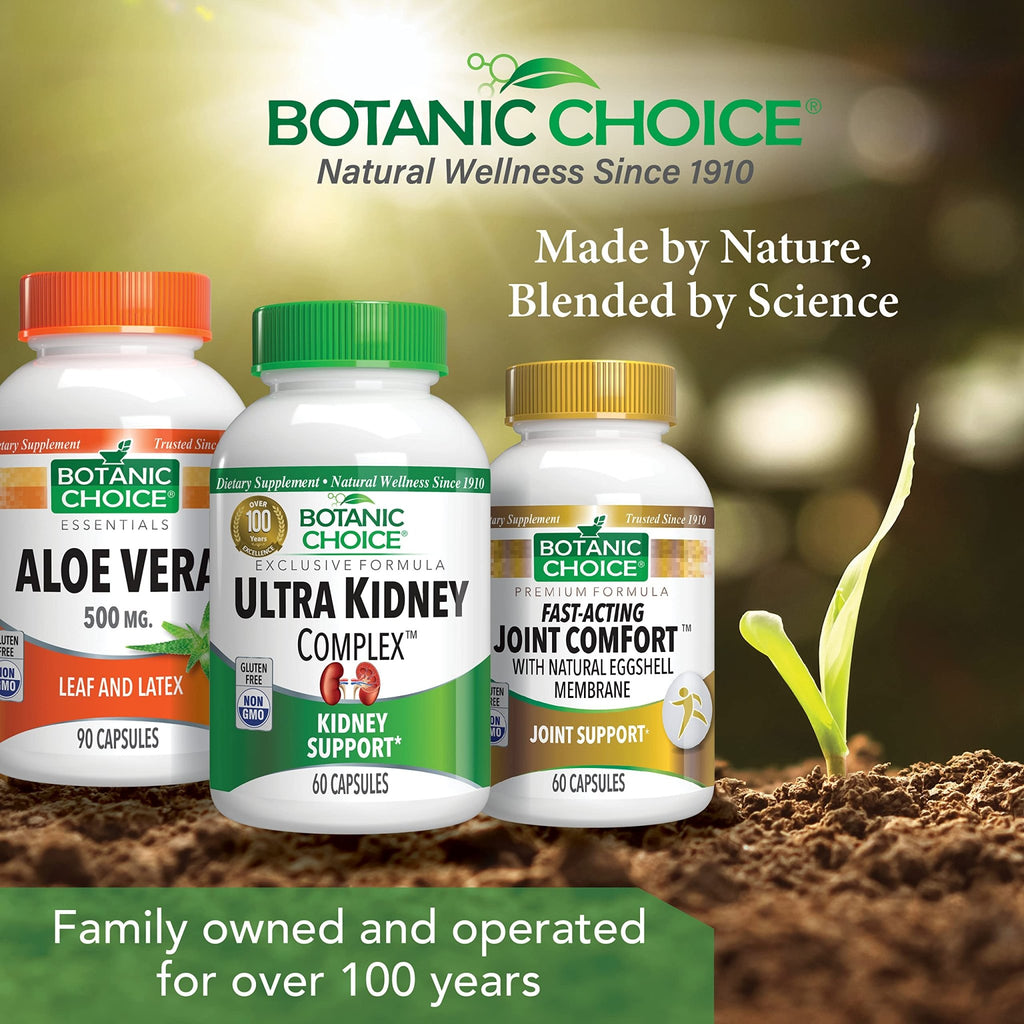 Botanic Choice Ultra Kidney Complex - Optimal Kidney Support with Milk Thistle, Green Tea & More- 60 Capsules - TrustMedUSA