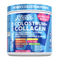 Bovine Colostrum Powder + Collagen Peptides with L-Glutamine L-Lysine Prebiotics Probiotics Digestive Enzymes Vitamin D K2 C Quercetin & Folate | Gut Health Supplement Internal Glow By Clean Nutra - TrustMedUSA