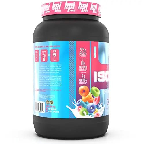 BPI Sports ISO HD – 100% Whey Protein Isolate Powder – Muscle Growth, Recovery - TrustMedUSA