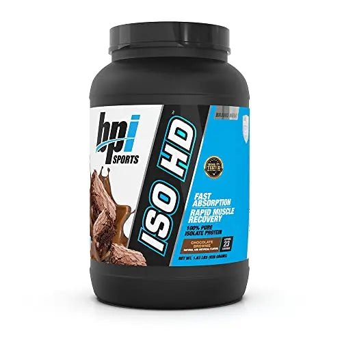 BPI Sports Iso Hd – 100% Whey Protein isolates – Muscle Growth, Recovery, Weight Loss, - TrustMedUSA