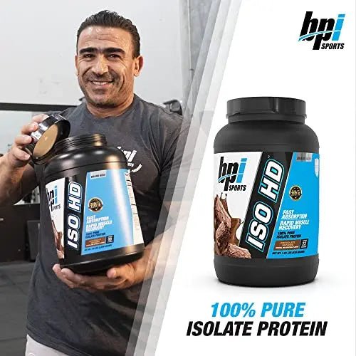 BPI Sports Iso Hd – 100% Whey Protein isolates – Muscle Growth, Recovery, Weight Loss, - TrustMedUSA