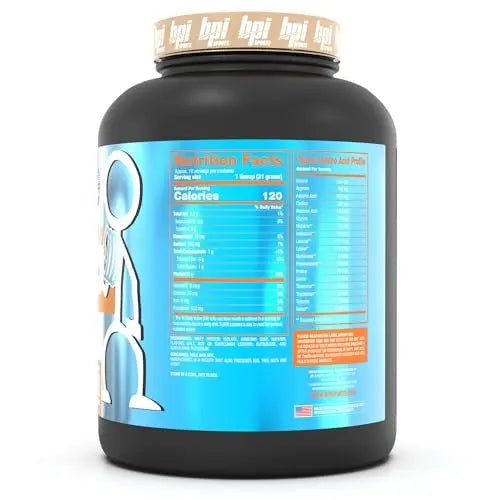 BPI Sports ISO HD Isolate Protein Vanilla Cookie, 76.8 oz - 69 Servings - TrustMedUSA
