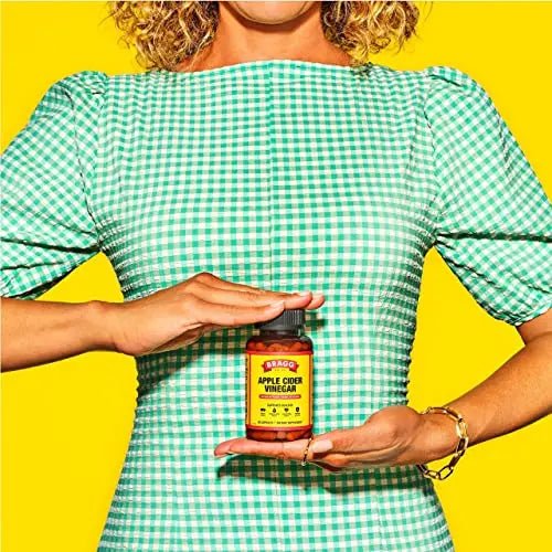 Bragg Apple Cider Vinegar Capsules - Vitamin D3 & Zinc - 750mg of Acetic Acid – Immune - TrustMedUSA
