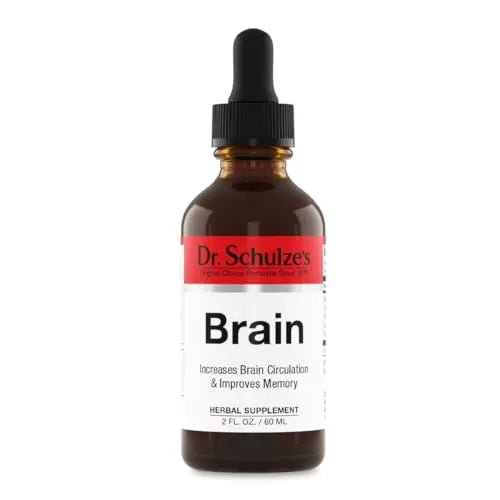 Brain Formula 2 oz. - Vegan and Wild-Harvested | Stimulates Circulation and and Improved - TrustMedUSA