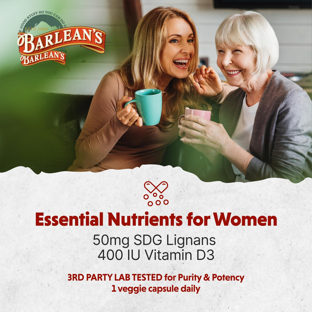 Brevail Plant Lignan Extract Capsules, Proactive Breast Health Supplement with 50 mg SDG Lignans from Flax Seed Hulls for Healthy Estrogen Balance and PMS Mood Support Pills, 30 Count - TrustMedUSA