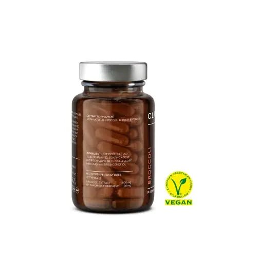 Broccoli Sprout Extract - 100mg Sulforaphane per Serving - Vegan - Antioxidant Supple - TrustMedUSA