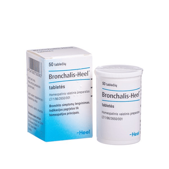 Bronchalis-Heel Tablets N50 Homeophatic medicine - Bronchitis Relief - TrustMedUSA