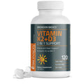 Bronson Basics Vitamin K2 D3 (MK7) Supplement Non-GMO Formula 5000IU (125 mcg) - TrustMedUSA