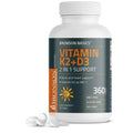 Bronson Basics Vitamin K2 D3 (MK7) Supplement Non-GMO Formula 5000IU (125 mcg) - TrustMedUSA