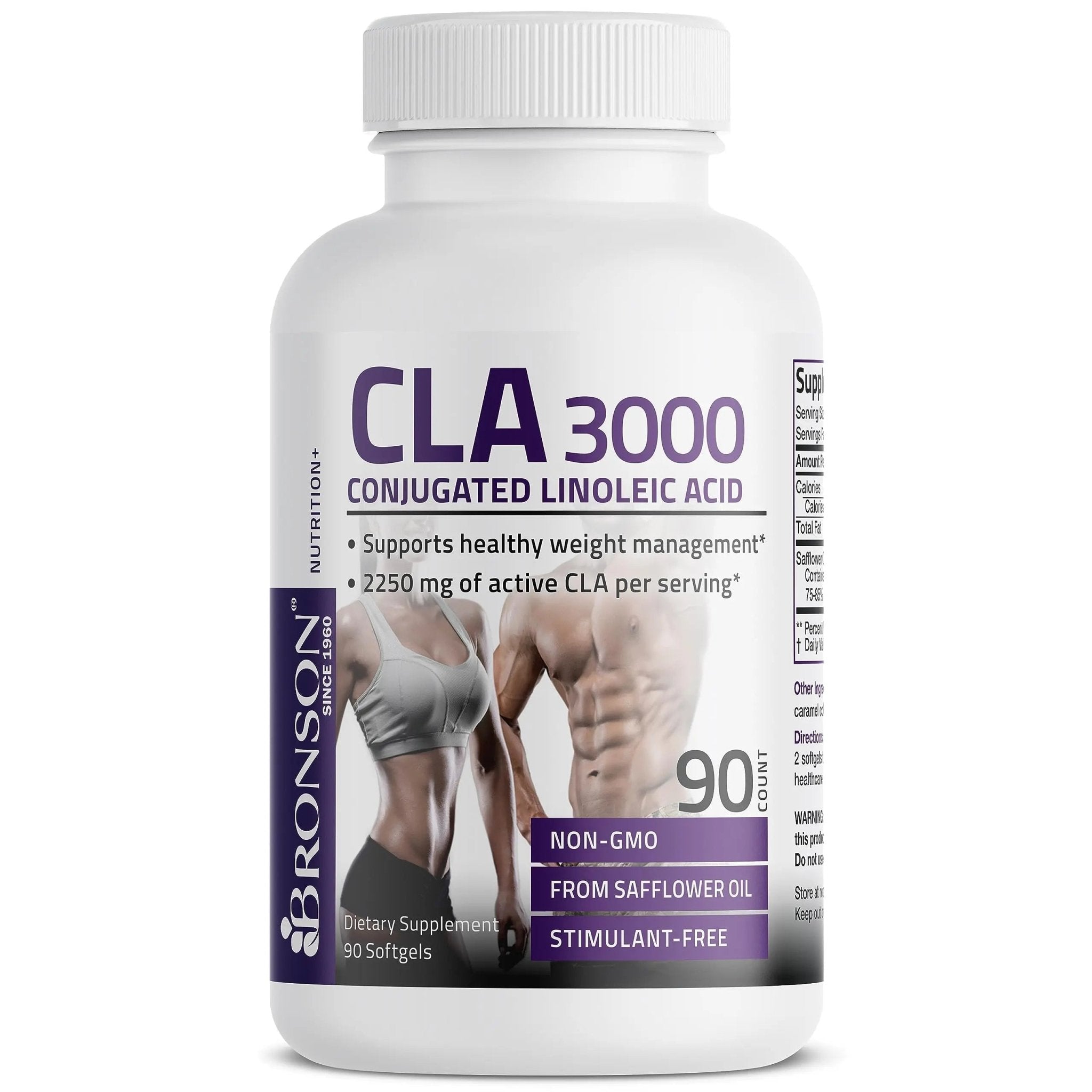 Bronson CLA 3000 Extra High Potency Supports Healthy Weight Managem - TrustMedUSA