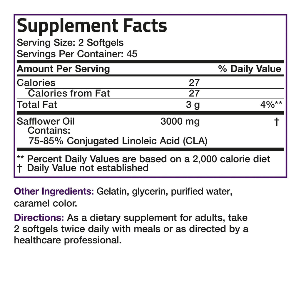 Bronson CLA 3000 Extra High Potency Supports Healthy Weight Managem - TrustMedUSA